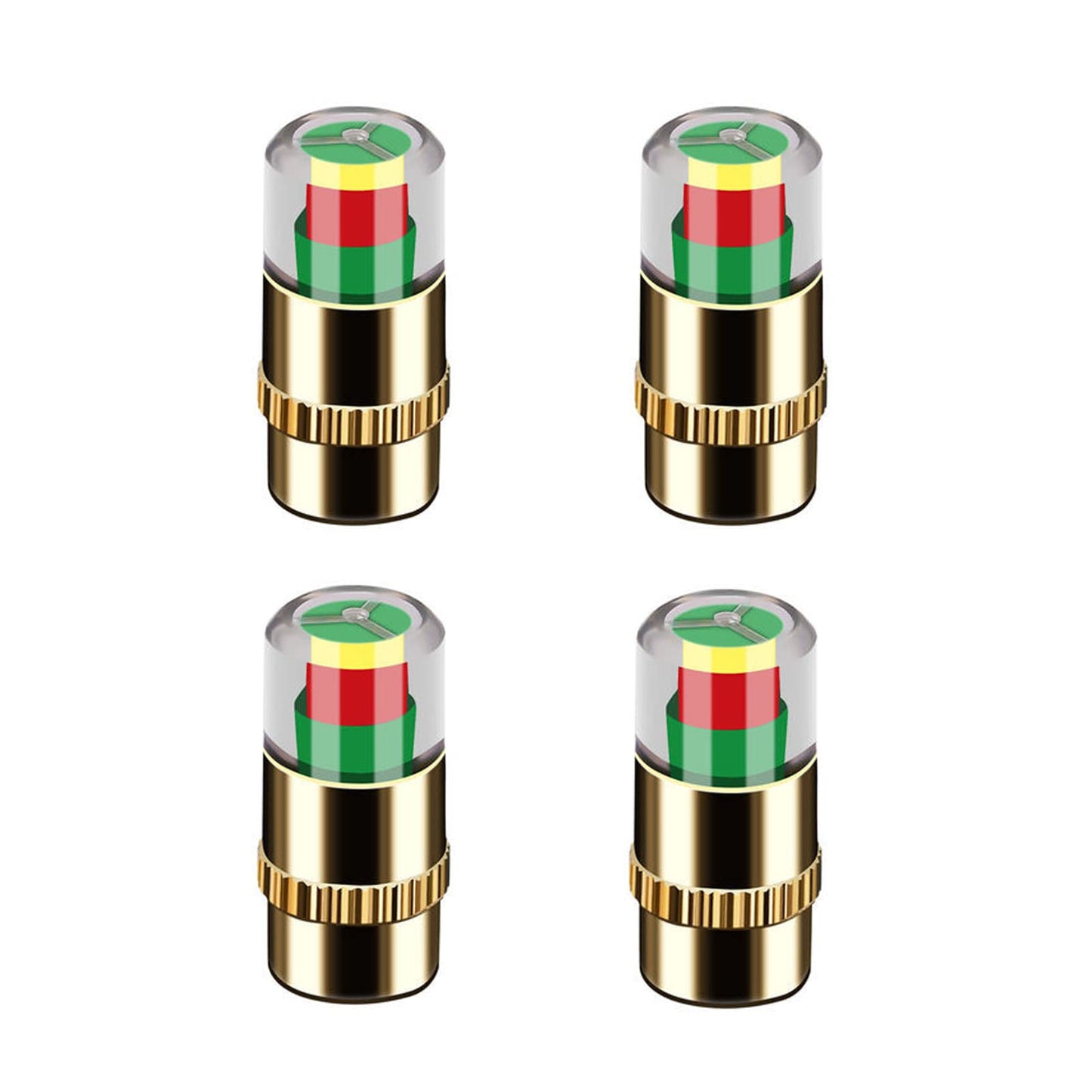 🔥Last Day 50% OFF💥4Pcs Car Tire Pressure Monitor Valve Stem Caps