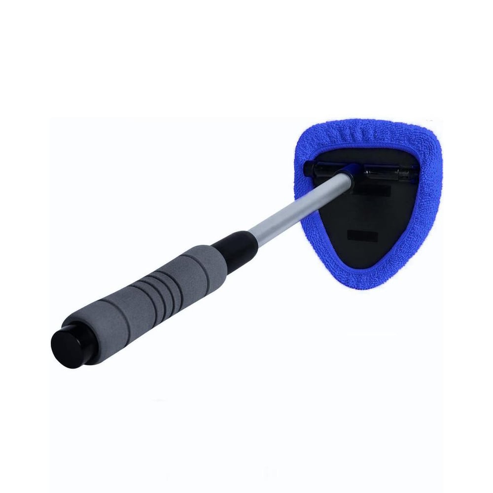 🔥 Windshield Cleaning Tool, Microfiber Car Window Cleaner with 3 Reusable and Washable Microfiber Pads and Extendable Handle