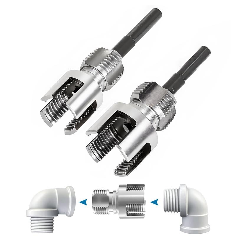 🔥Last Day 50% OFF🛠️🔥Pipe Tapping and Threading Tool | Dual-Specification Compatible