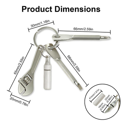 💥Only $16.99 Last Day Promotion!🎁🛠️ 4-in-1 Pocket Mini Tool Keychain