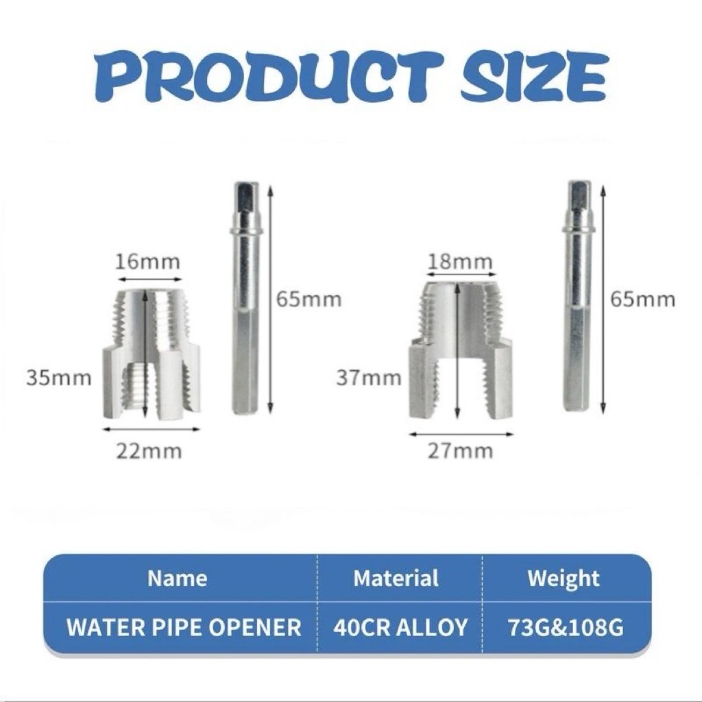 🔥Last Day 50% OFF🛠️🔥Pipe Tapping and Threading Tool | Dual-Specification Compatible