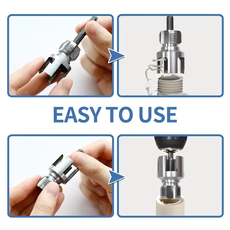 🔥Last Day 50% OFF🛠️🔥Pipe Tapping and Threading Tool | Dual-Specification Compatible