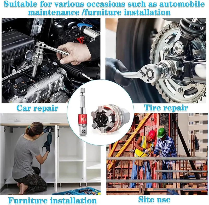 🔧Adjustable Magic Socket Wrench