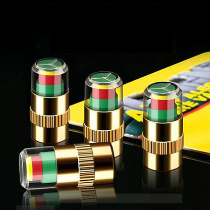🔥Last Day 50% OFF💥4Pcs Car Tire Pressure Monitor Valve Stem Caps
