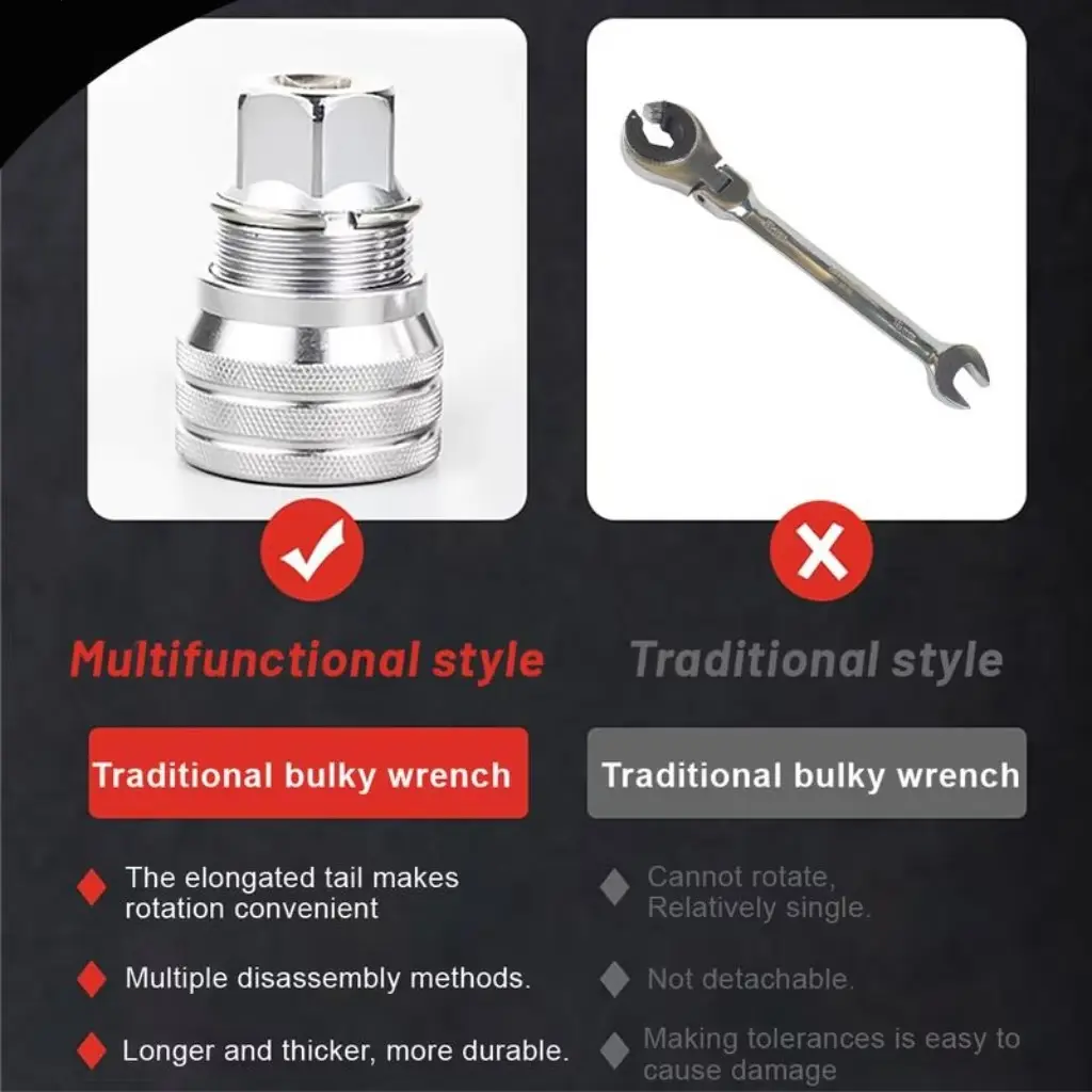 🔧Adjustable Magic Socket Wrench