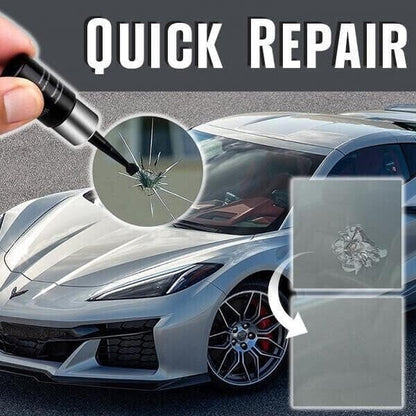 🚗Cracks Gone Glass Repair Kit (New Formula)🪞Glass Repair | Durable invisible Fix💯