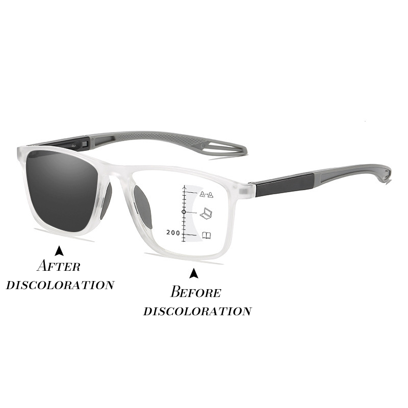 👓Sports-style 2-in-1 UV-protective photochromic reading glasses