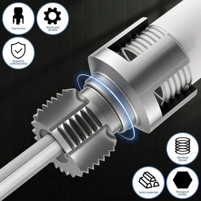 🔥Last Day 50% OFF🛠️🔥Pipe Tapping and Threading Tool | Dual-Specification Compatible
