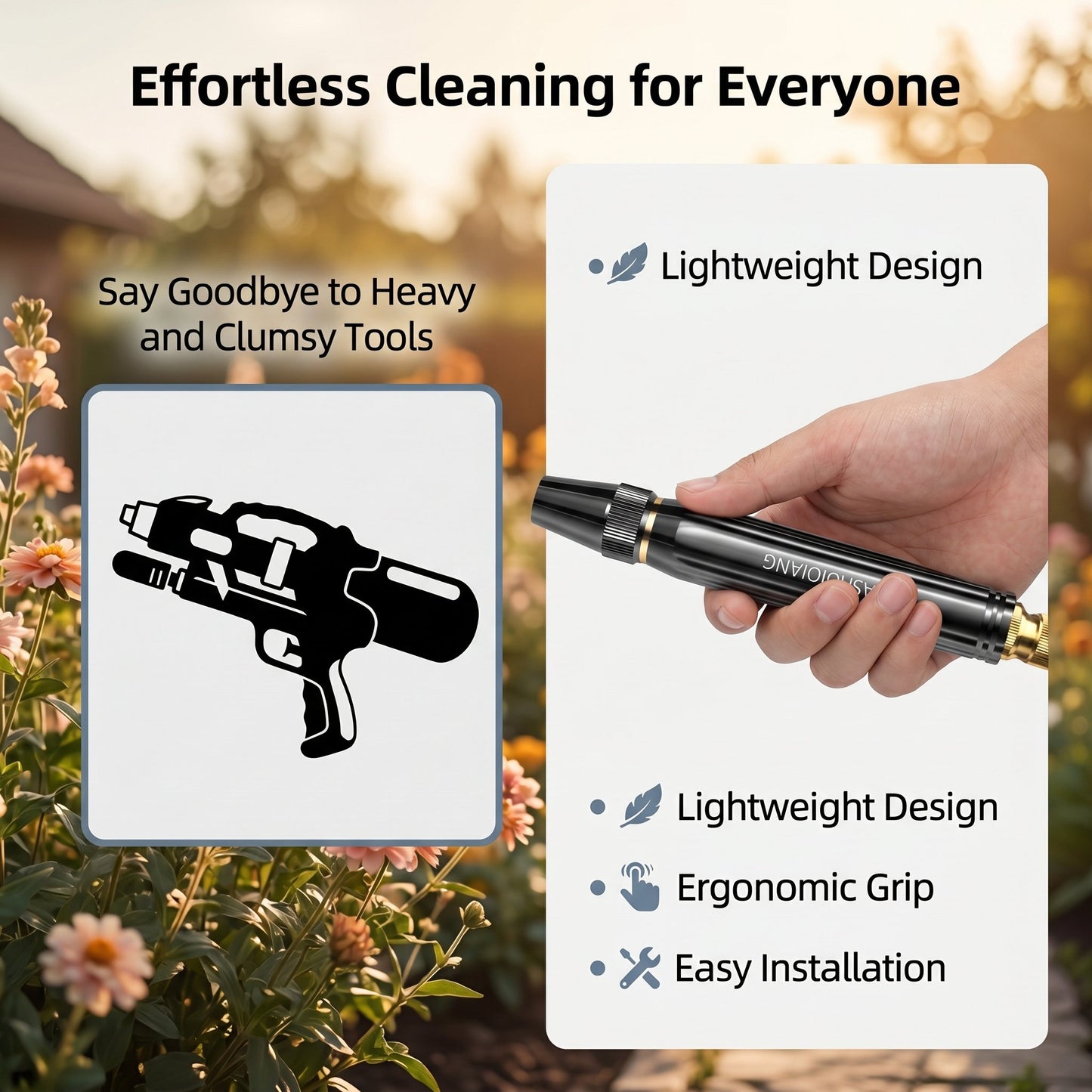 🔥Last Day 50% OFF -  💥High-Pressure Water Spray Gun – Multi-Use Cleaning Tool for Car, Garden & Home 💦