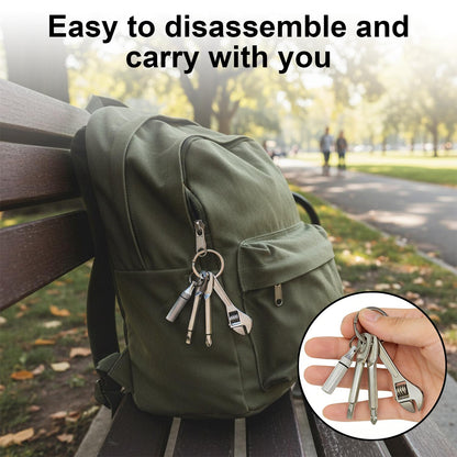 💥Only $16.99 Last Day Promotion!🎁🛠️ 4-in-1 Pocket Mini Tool Keychain